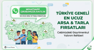 Arsa Tarla Gayrimenkul Emlak Whatsapp grubu Emlakçılar için Whatsapp grubu