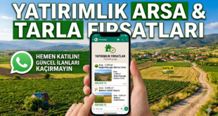 Yatırımlık Arsa Tarla Whatsapp Kanalı