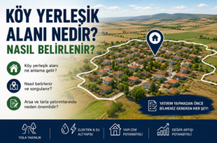 Köy Yerleşik Alanı Nedir?Mücavir Alan Nedir?