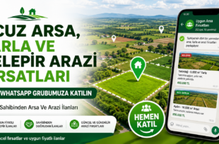 Ucuz Kelepir Arazi Arsa Tarla Whatsapp Grubu